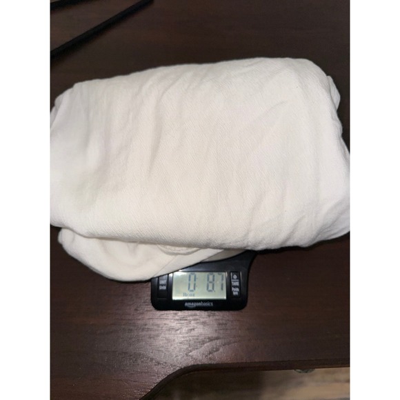 Natalie Busby White Draped Twist Front Long Sleeve Blouse Top Size S - Picture 6 of 6